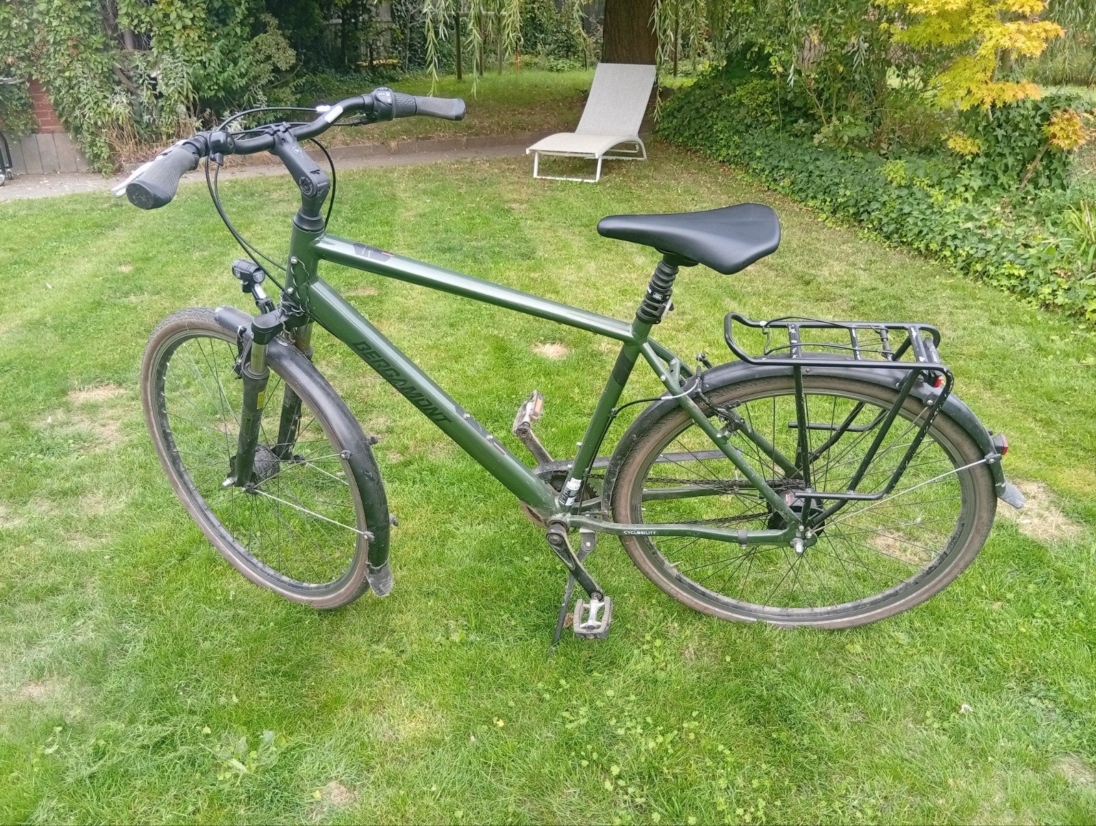 Mooie stevige herenfiets, Fietsen en Brommers, Ophalen, Zo goed als nieuw