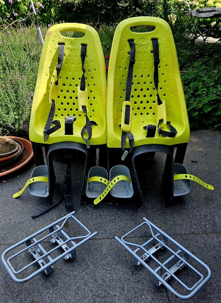 2 Yepp fietsstoeltjes, Ophalen, Achterzitje, Yepp (Thule), 15 t/m 36 kg