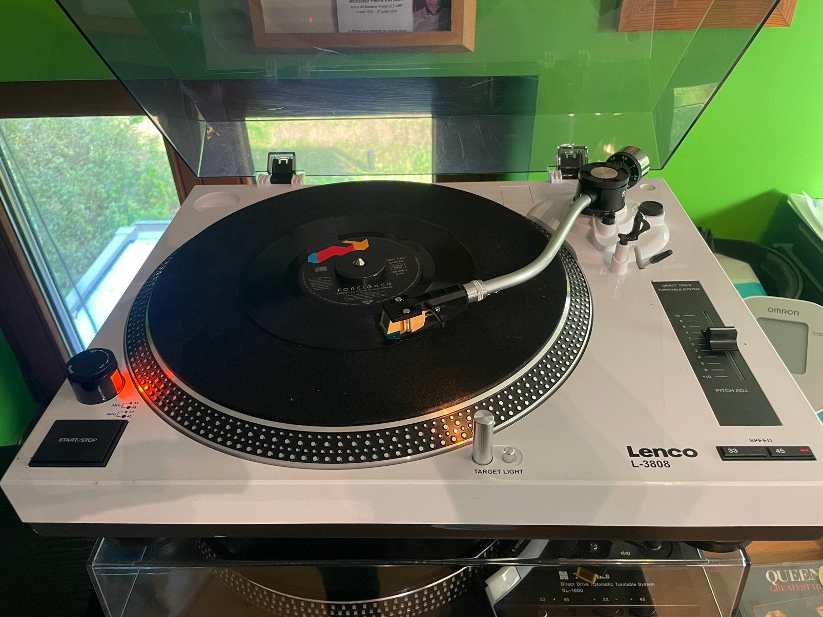 Lenco L-3808.Direct-Drive . USB=> Numérisation, Ophalen, Gebruikt, Overige merken, Pitch-regelaar