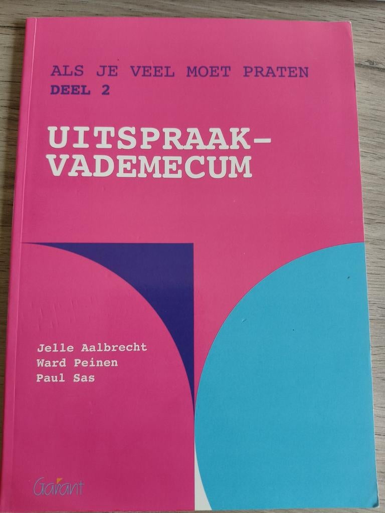 Jelle Aalbrecht - Uitspraakvademecum, Ophalen of Verzenden, Jelle Aalbrecht; Ward Peinen; Paul Sas