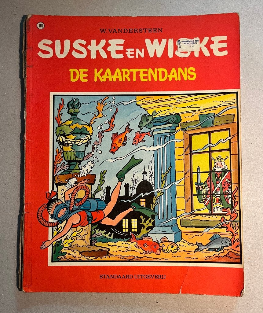 SUSKE EN WISKE - DE KAARTENDANS, Ophalen, Gelezen, Willy vandersteen