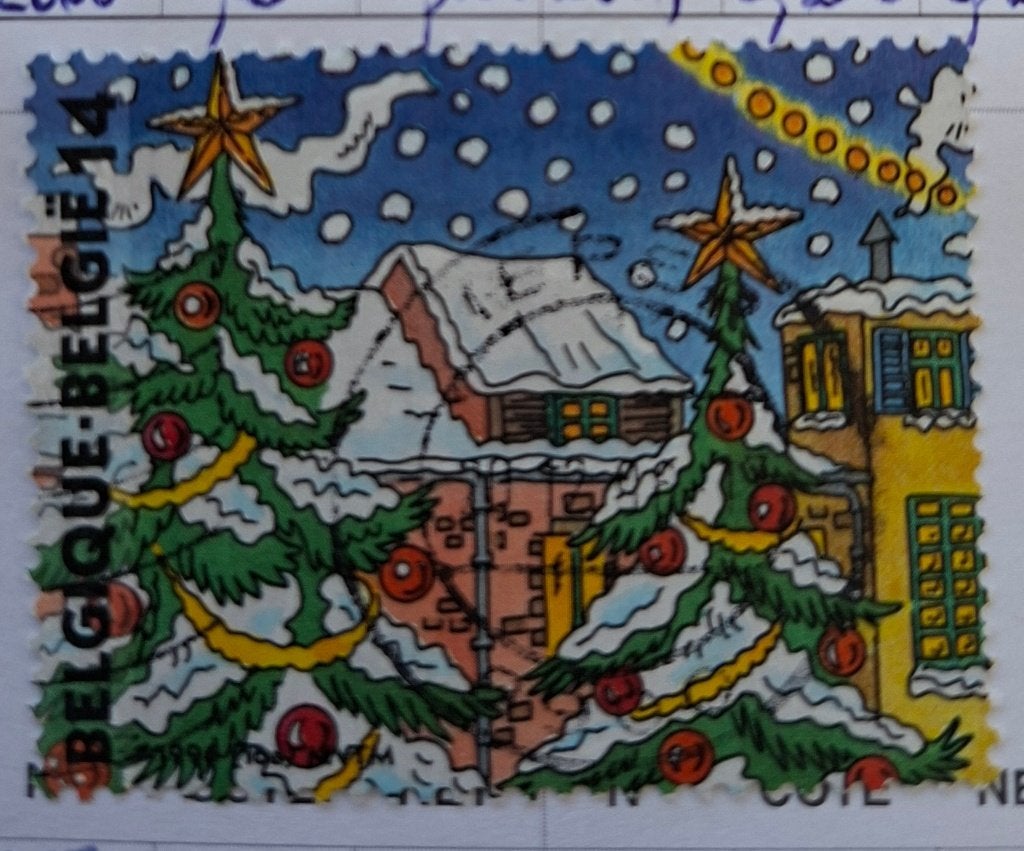 Postzegels België OBP 2671/79°, Postzegels en Munten, Kerst, Met stempel, Frankeerzegel, Ophalen of Verzenden