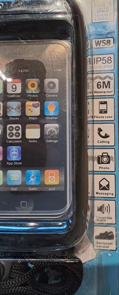 I phone case, Telecommunicatie, Zwart, Overige merken, Nieuw, Hoesje of Tasje