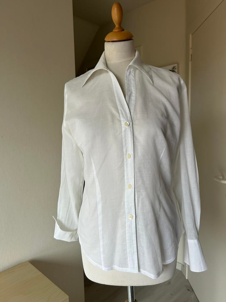 Bloesje wit Bogie 40, Kleding | Dames, Ophalen of Verzenden, Zo goed als nieuw, Maat 38/40 (M), Wit