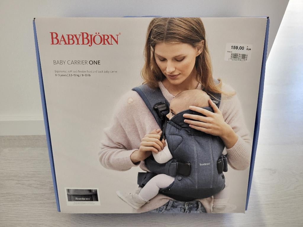 Draagzak, Ophalen, Buik of Rug, Zo goed als nieuw, Baby Björn