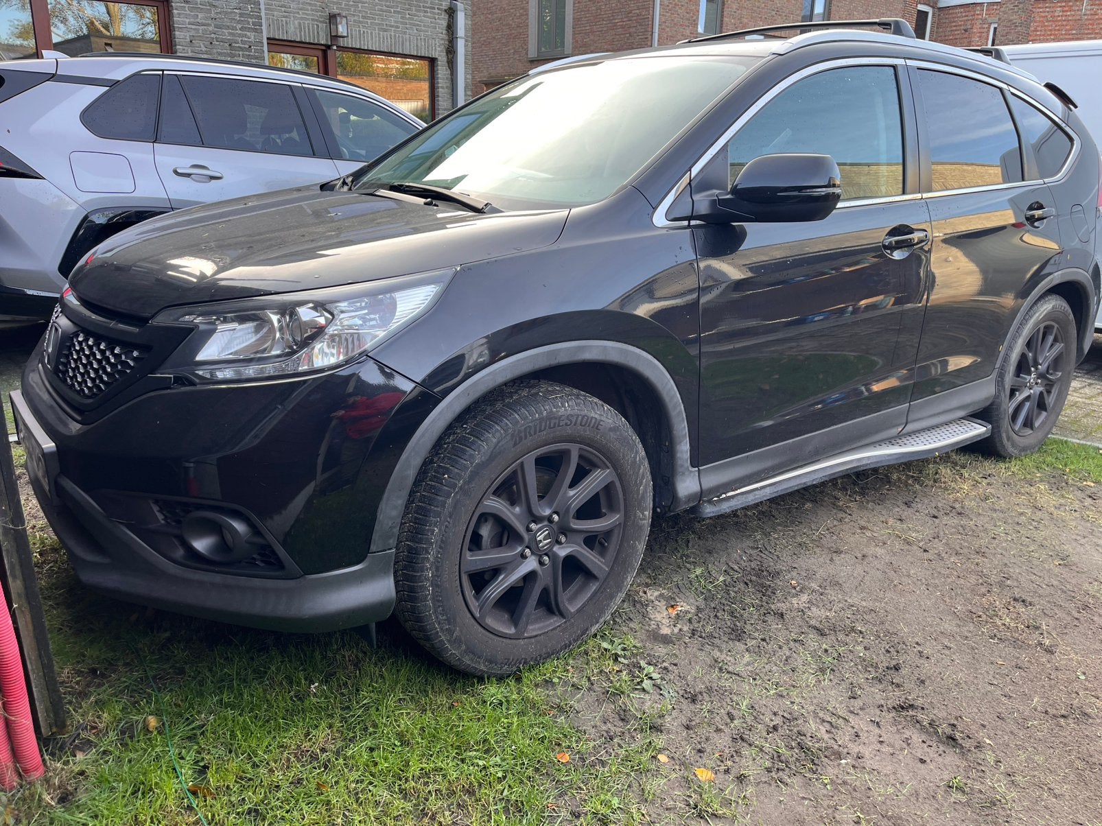 Honda CR-V•2014•80 000 km•car-pass•1.6 diesel, Auto's, Euro 5, Stof, Zwart, 4 cilinders