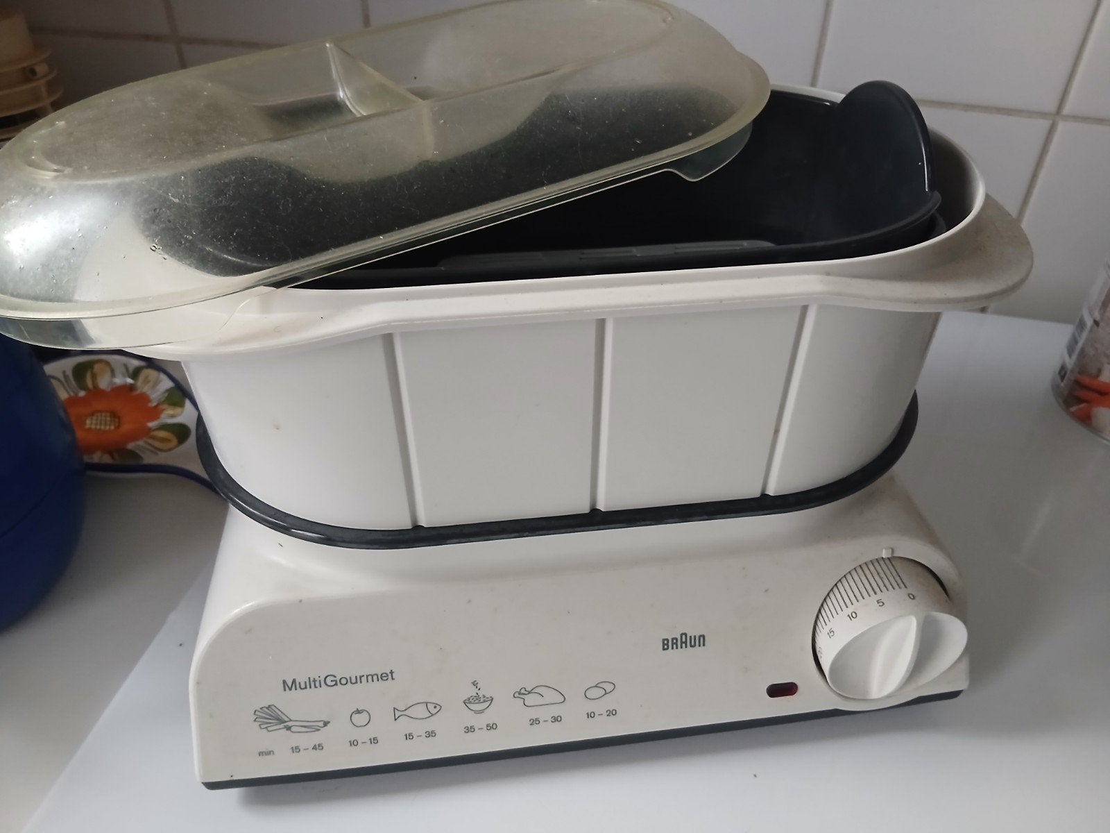 stomer om je patatjes groenten en vis te stomen, Ophalen