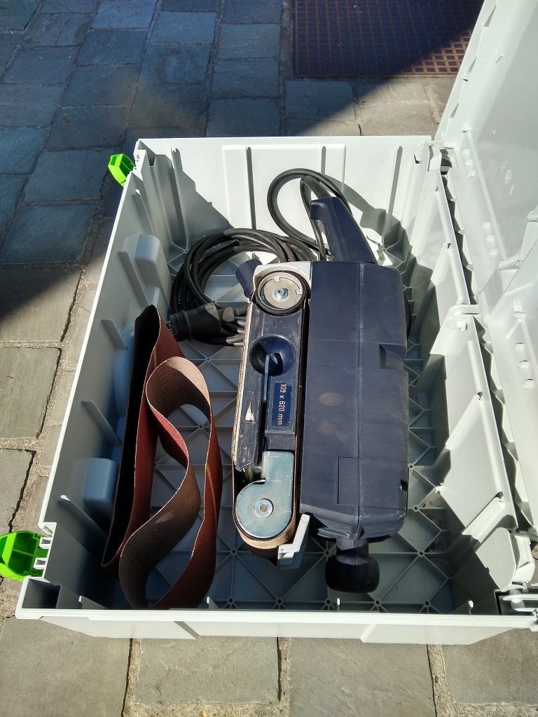 Festool BS105, Enlèvement