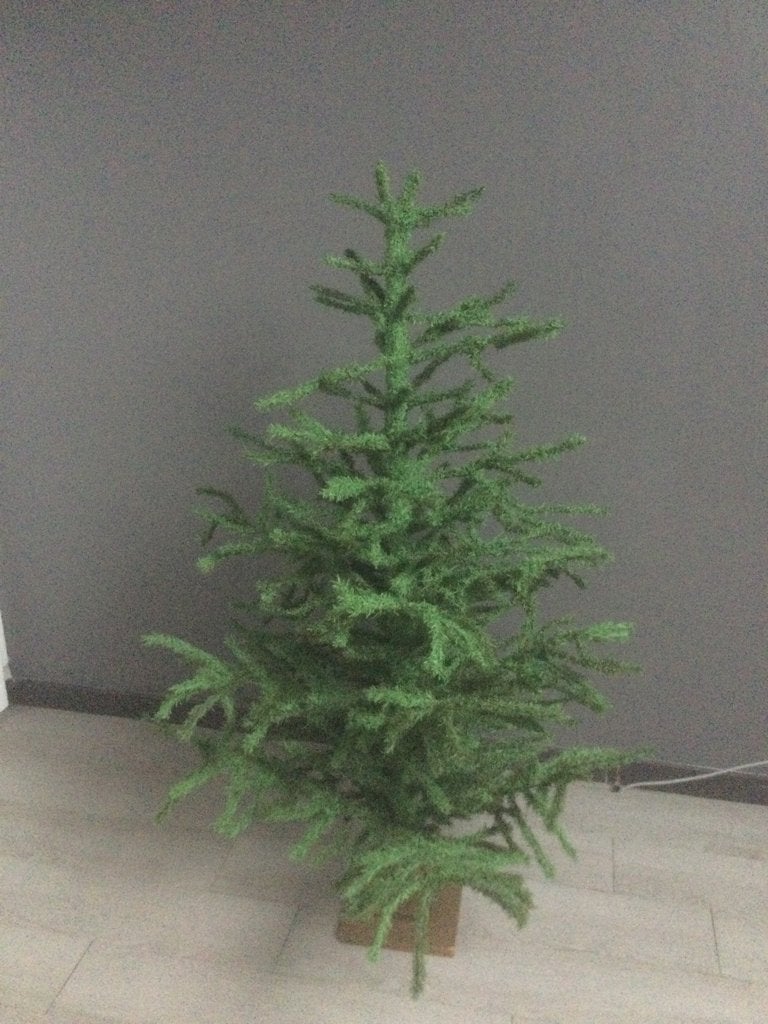 Kunstkerstboom, Ophalen, Gebruikt