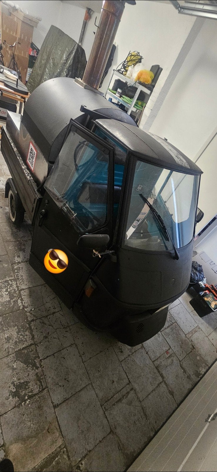 Piaggio ape TL6T in topstaat houtoven Ingebouwde werktafel, Ophalen, Tweetakt, Gebruikt, Overige modellen