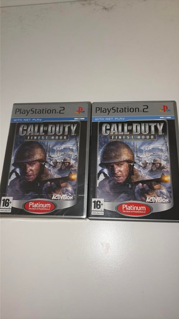 Playstation 2 Call of duty finest hour set, Enlèvement ou Envoi, Comme neuf