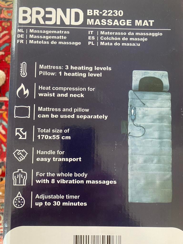 Massagematras. Eigenschappen zie foto., Ophalen