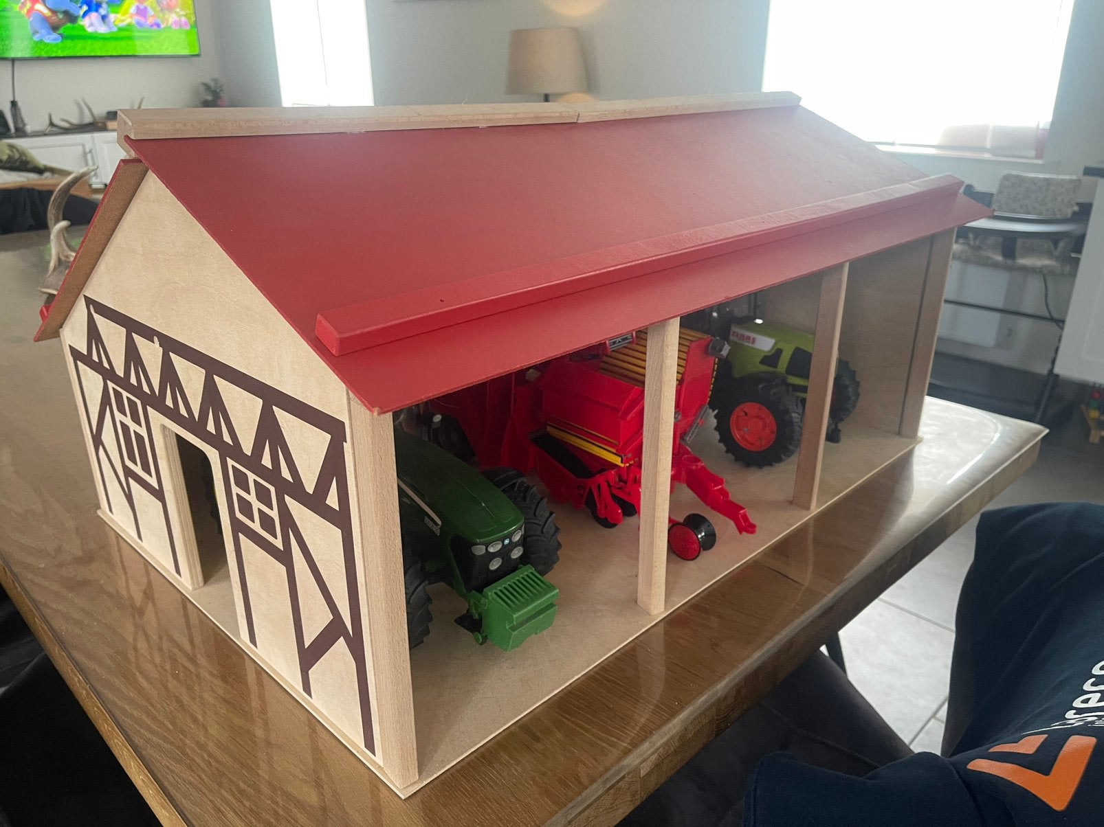 Bruder garage met speelgoed, Ophalen, Gebruikt