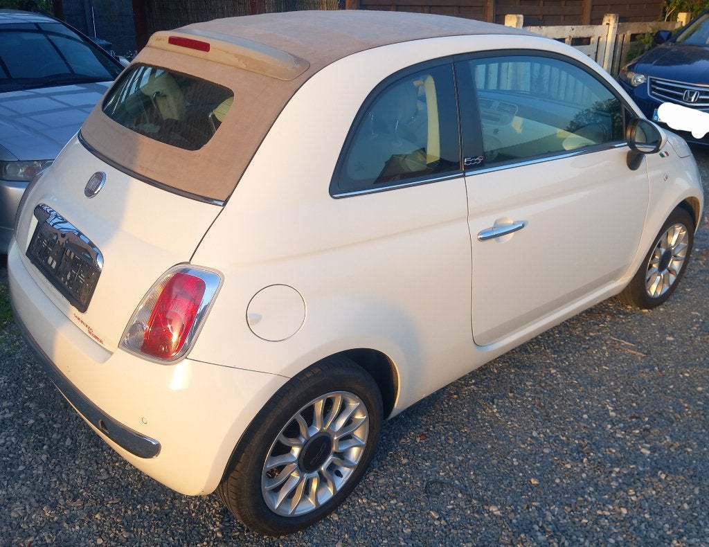 Fiat 500 Cabrio 1.2 benzine (Leder interieur), Auto's, Voorwielaandrijving, Euro 5, 1242 cc, 4 cilinders