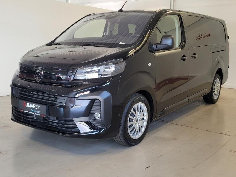 Peugeot Expert Combi 22 BlueHdi 180 pk EAT8 Dubbel cabine re, Auto's, Automaat, 179 pk, Euro 6, Zwart