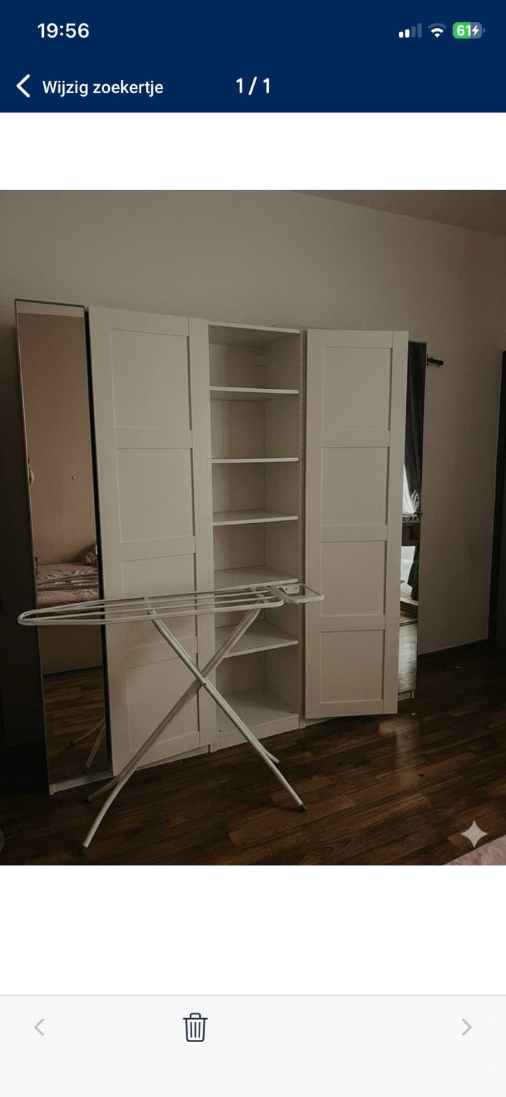 IKEA kledingkast, Ophalen, Zo goed als nieuw
