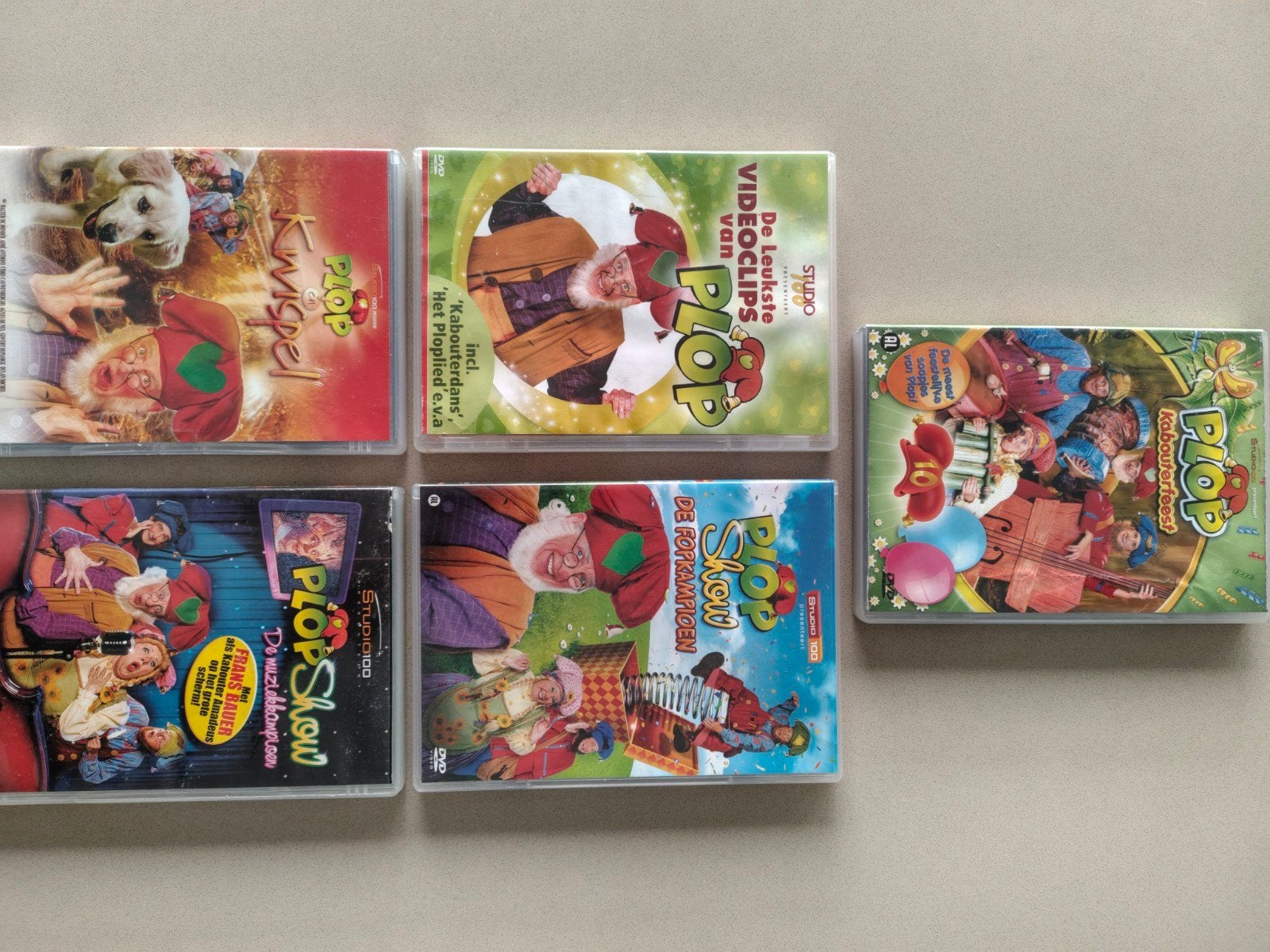 15 dvd's Kabouter Plop, Ophalen of Verzenden, Gebruikt, Nederlands, Show