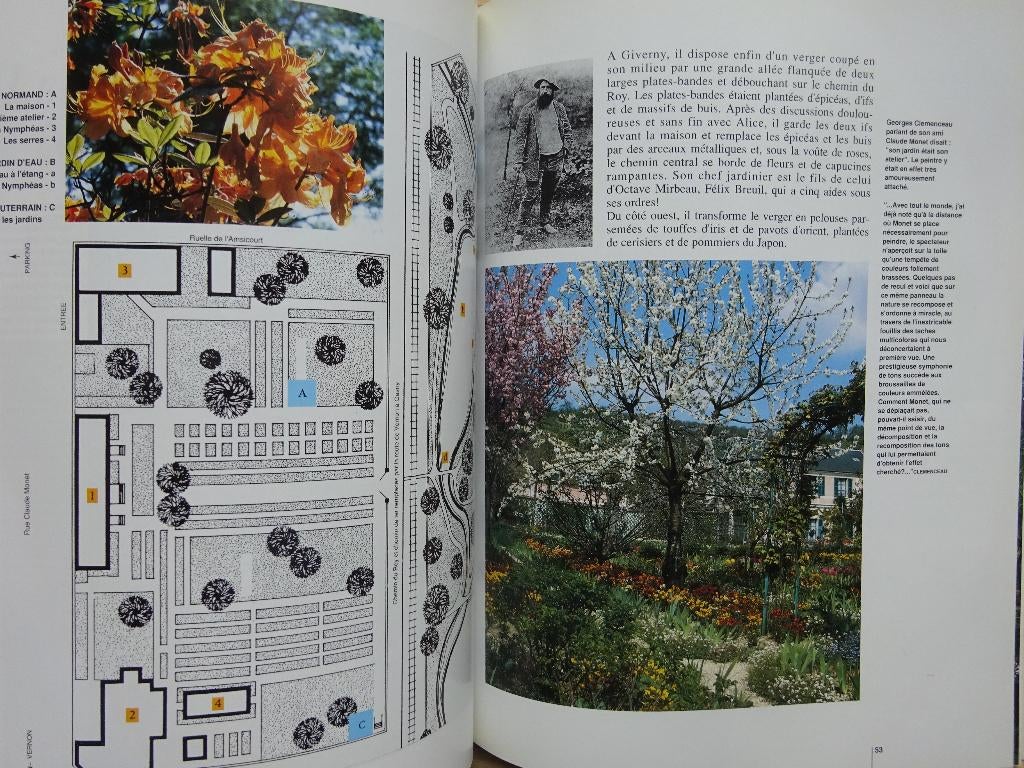 Claude Monet, une visite à Giverny, 1994, Enlèvement ou Envoi, Utilisé, Peinture et dessin