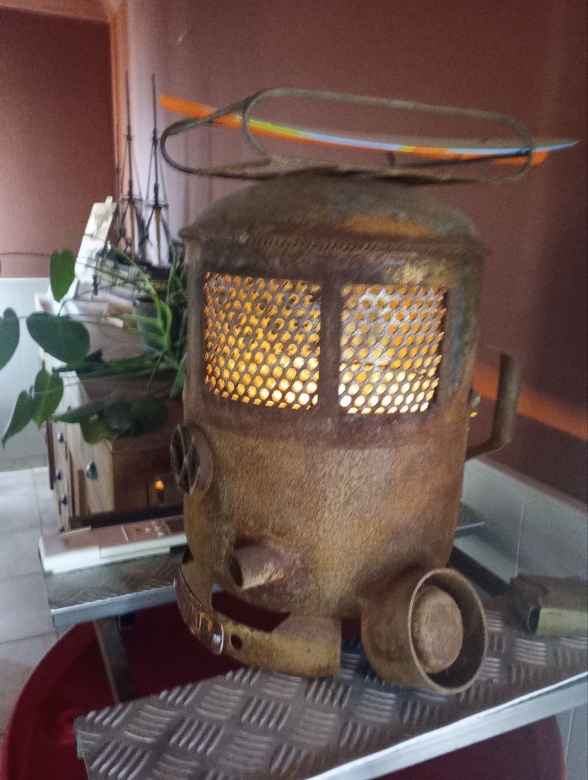 VW lampandere, Tuin en Terras, Tuinhaarden, Ophalen