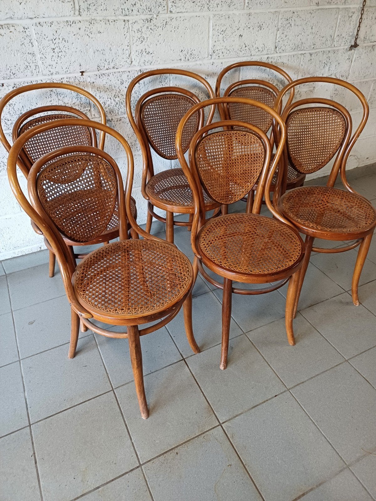 Six magnifiques chaises style Thonet de J et J KOHN, Wien, A, Antiquités & Art, Enlèvement ou Envoi