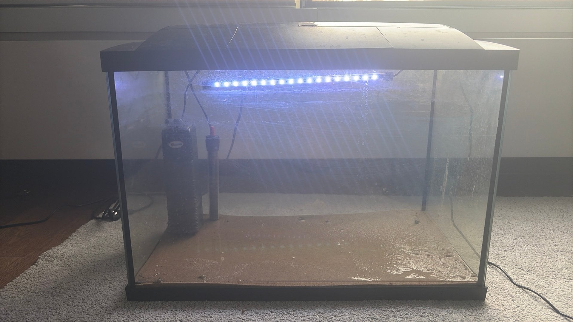 superfish 70 aquarium met toebehoren, Dieren en Toebehoren, Ophalen, Gebruikt, Inclusief deksel, Leeg aquarium