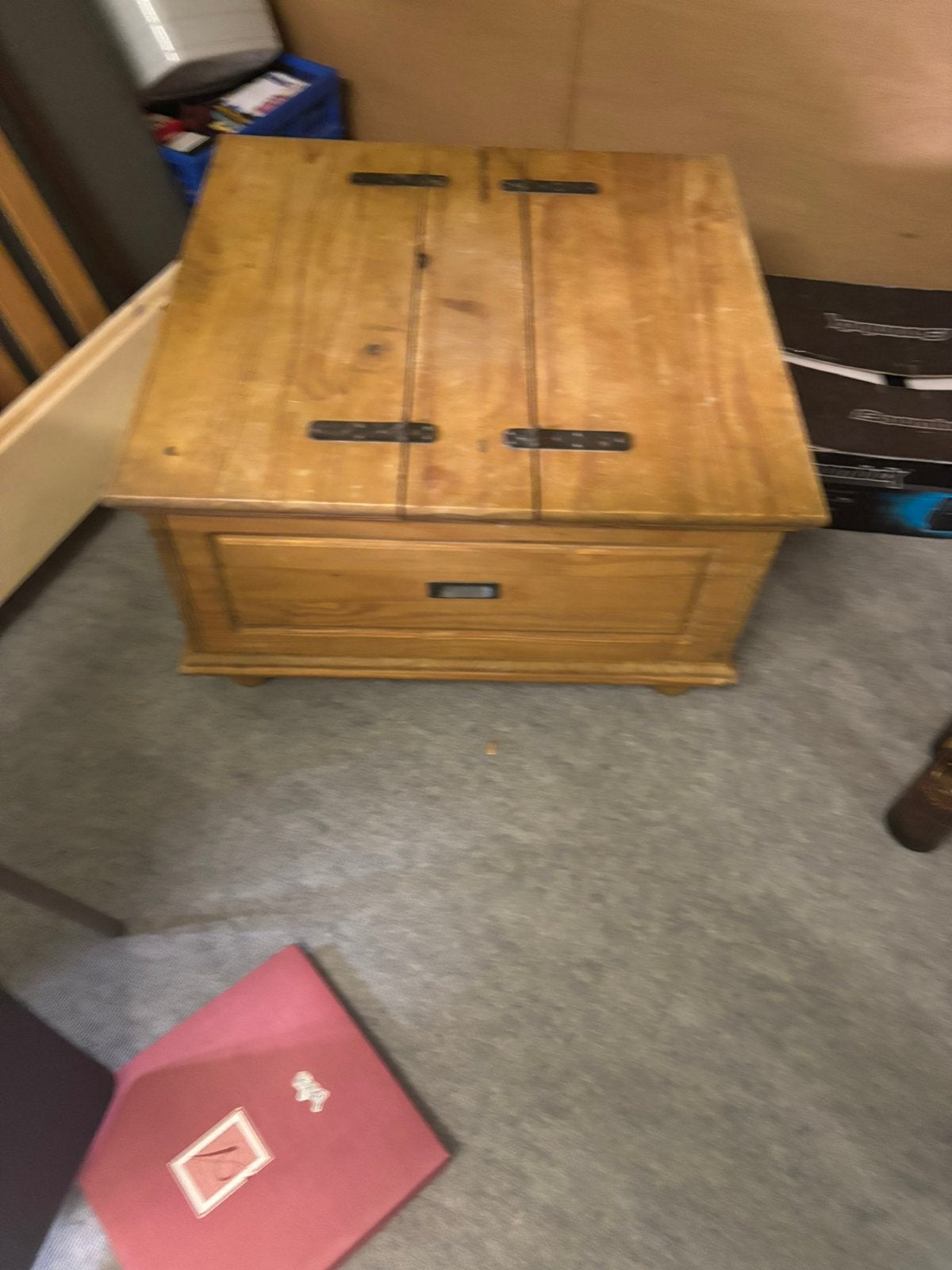 Houten salon tafel, Enlèvement, Utilisé