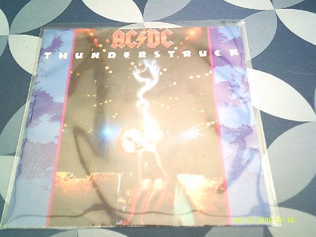 AC/DC – Thunderstruck Vinylsingel (1990)ZGST., 1990 - 1999, 7 inch, Ophalen of Verzenden, Fotohoes