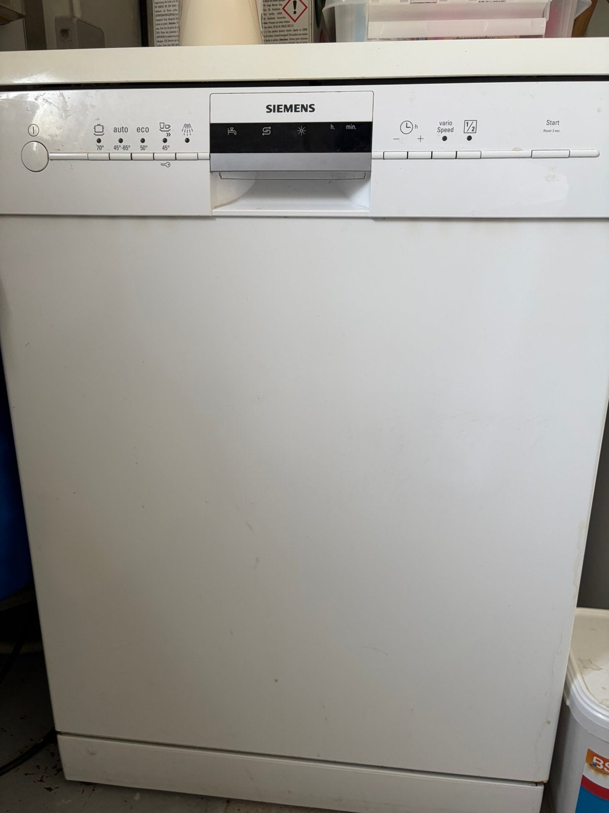 Siemens vaatwasser te koop, Elektronische apparatuur, Ophalen, Gebruikt, 60 cm of meer, Eco programma