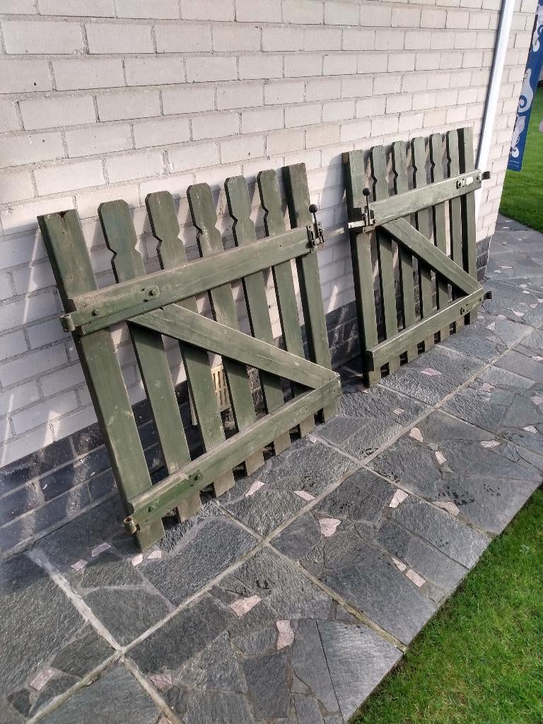 houten tuinpoort 1m*1m, Jardin & Terrasse, Portes de jardin, Enlèvement, Utilisé, Moins de 100 cm, Bois