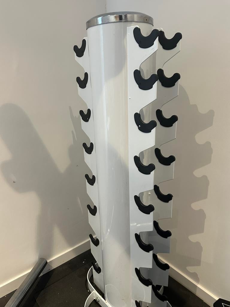 LOT COMPLET HALTÈRES + RACK FITNESS, Enlèvement, Utilisé
