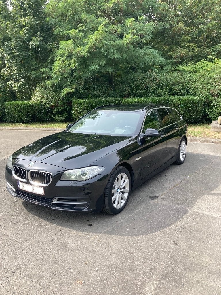 BMW 520d Luxury Line, Autos, Cuir, Entreprise, Entretenue par le concessionnaire, Diesel