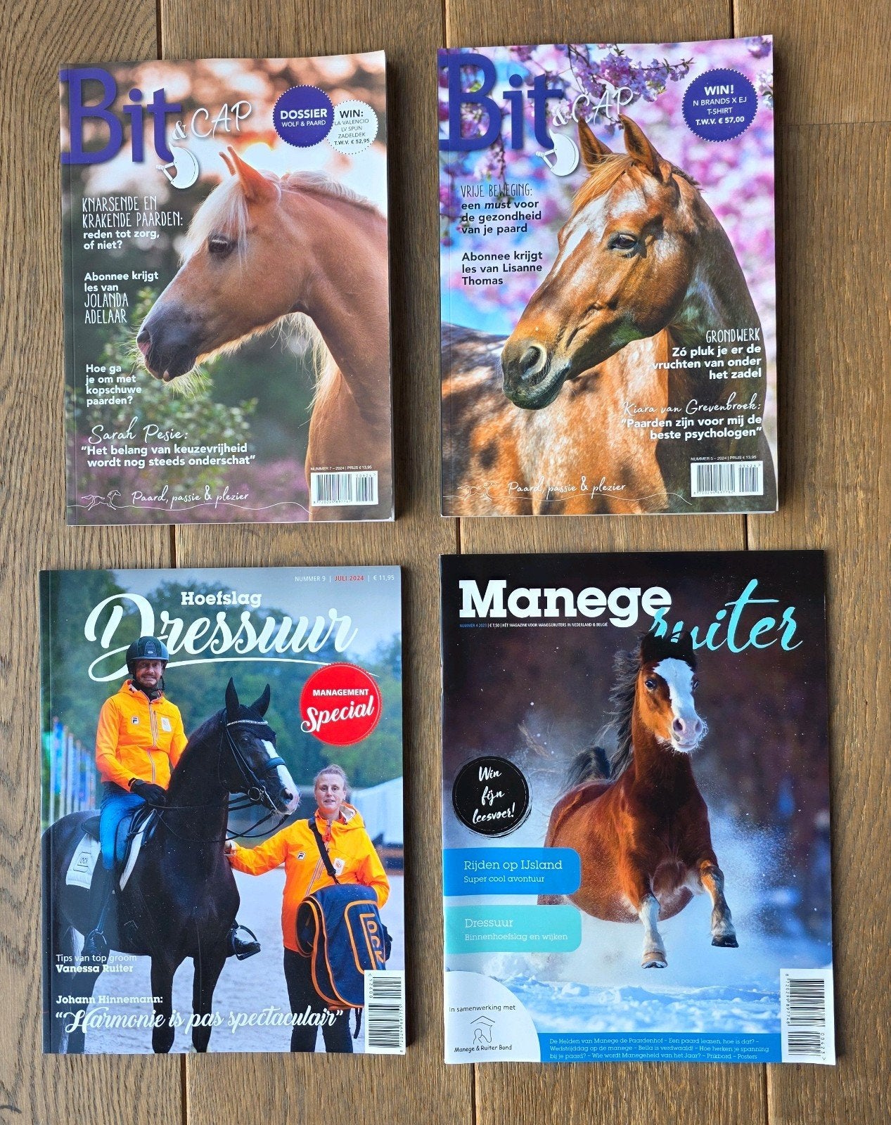 Lot van 4 magazines voor pony- en  paardenliefhebbers, Enlèvement ou Envoi, Neuf, Sports et Loisirs