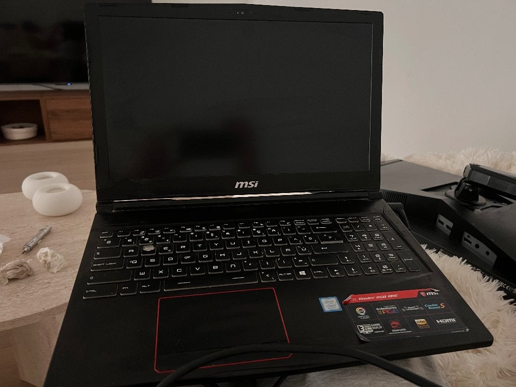 MSI GE63 Raider RGB 8RE, 256 GB, Moins de 2 Ghz, Enlèvement, Utilisé