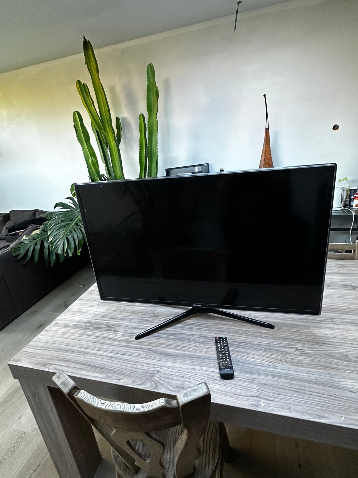 Samsung 40 inch ultradunne LED 3D TV  + I R bediening, Audio, Tv en Foto, Ophalen, Samsung, 100 cm of meer, Full HD (1080p)