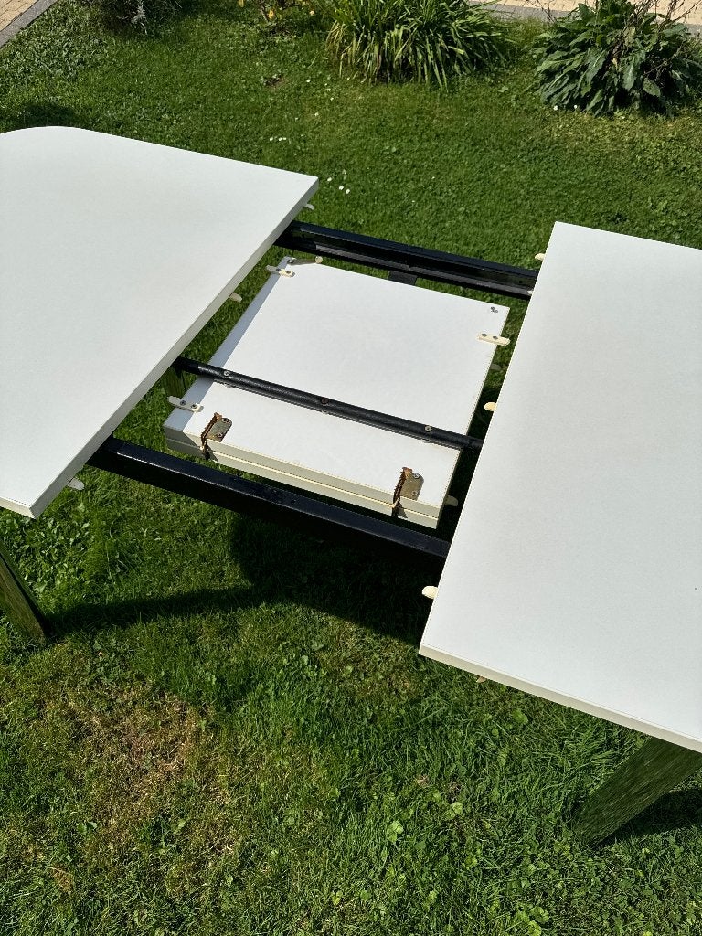 table de cuisine extensible de qualité val 990 eu, 150 à 200 cm, Enlèvement, Utilisé, 50 à 100 cm