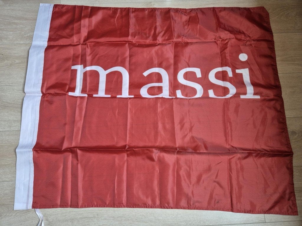 Carnaval Aalst vlag kandidaat prins Massi 2019, Diversen, Ophalen of Verzenden