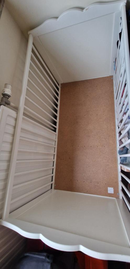 Wit babybed met matras, Ophalen