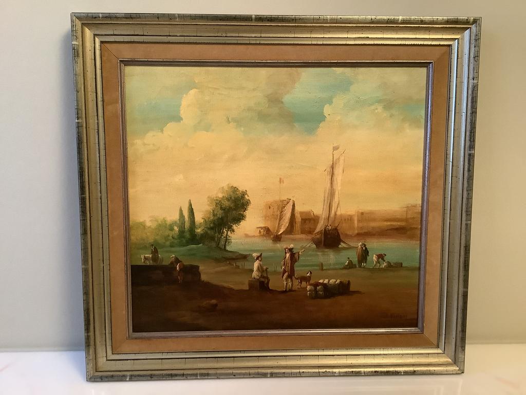 Peinture de L. Wolfers, Enlèvement ou Envoi