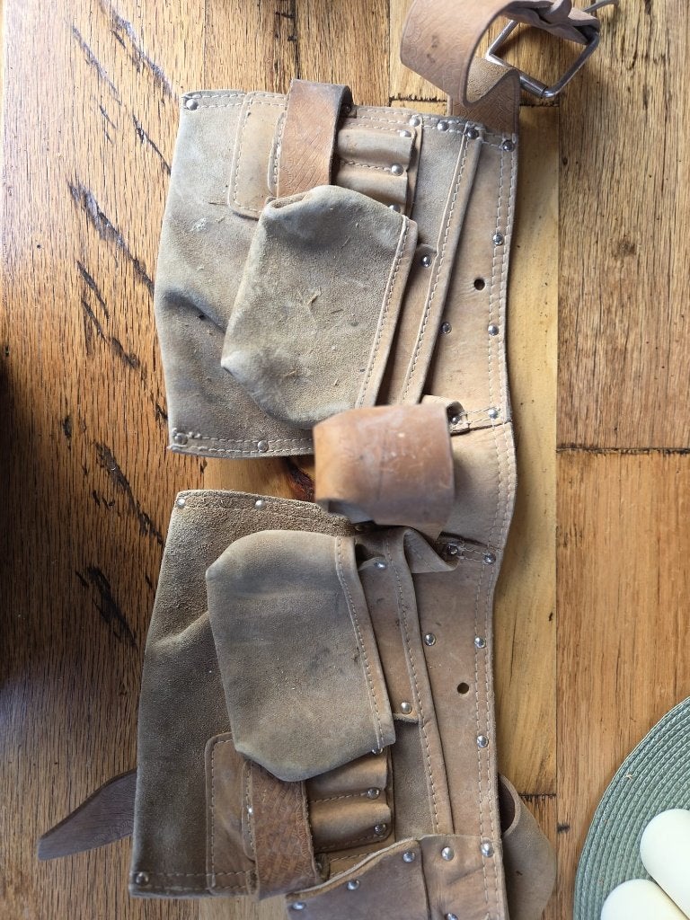 Leren gereedschapsgordels, gereedschapstasjes en houders, Doe-het-zelf en Bouw, Ophalen of Verzenden