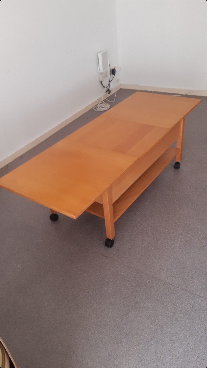 Bijzettafel, Ophalen
