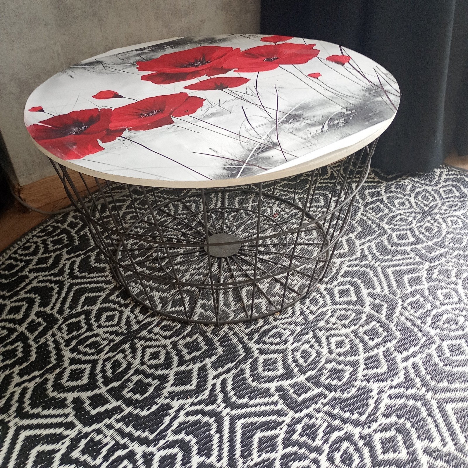 Bijzet tafeltje, diameter 53cm, Enlèvement