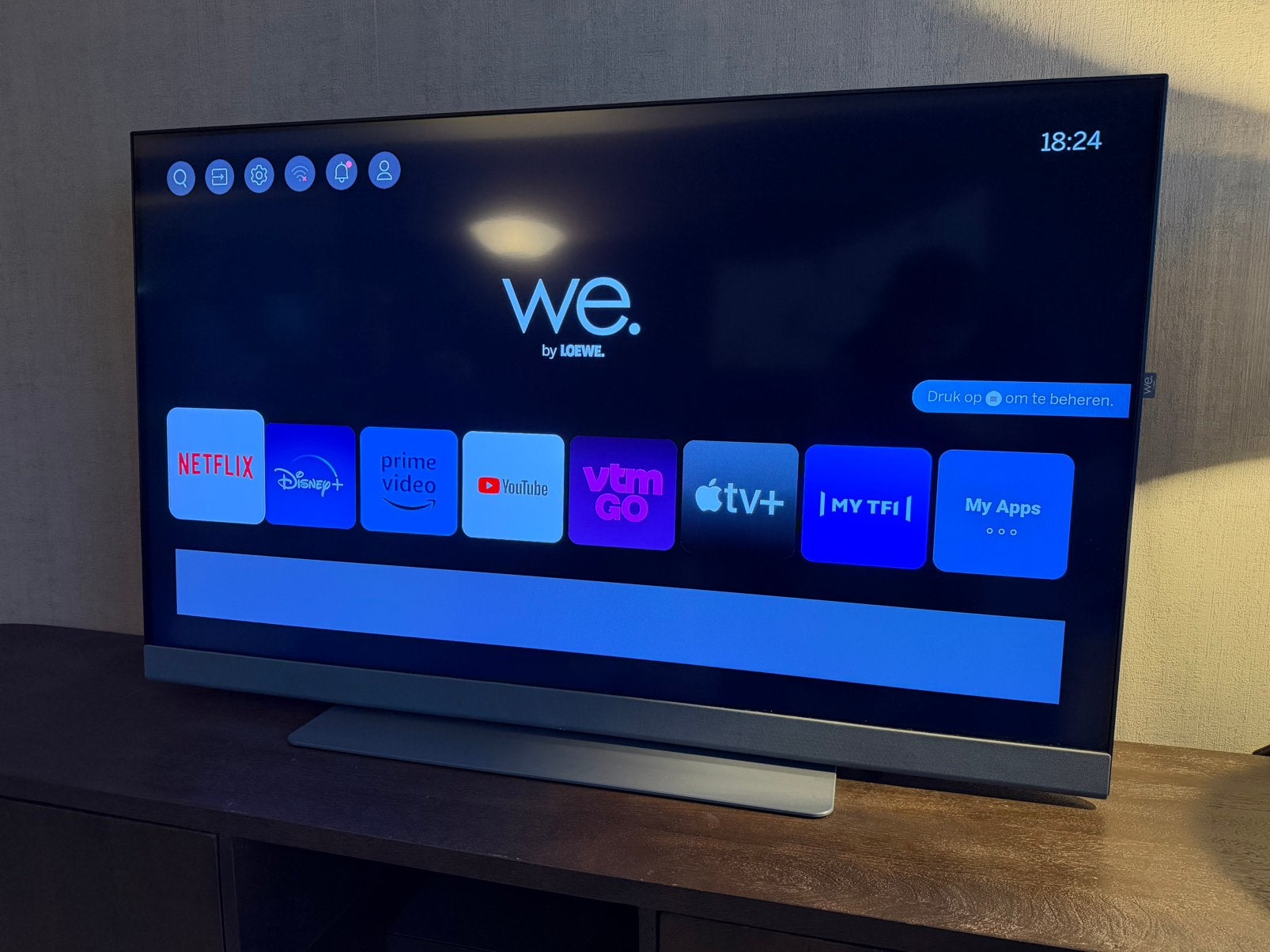 Loewe We. SEE 50 4K Ultra HD Smart TV in perfecte staat!, TV, Hi-fi & Vidéo, Autres marques, LED, Comme neuf, Enlèvement