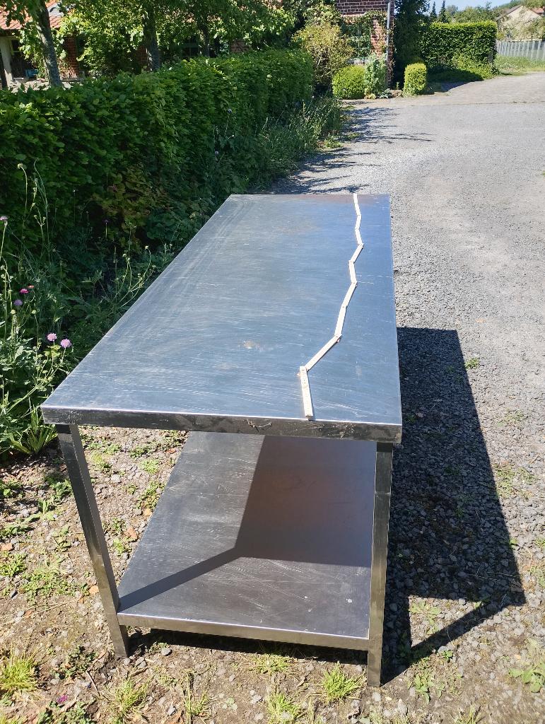 inox werktafel, Zakelijke goederen, Ophalen, Gebruikt, Hotelinrichting