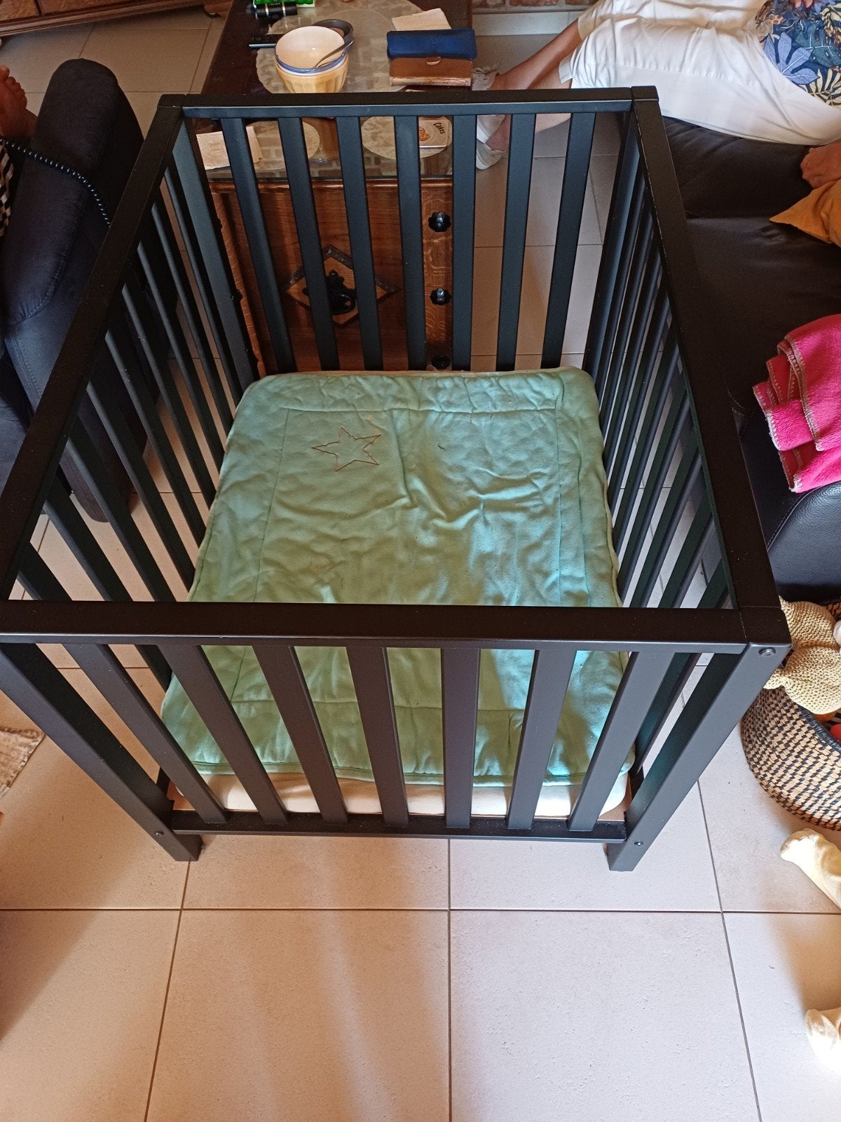 Box met toebehoren, Ophalen