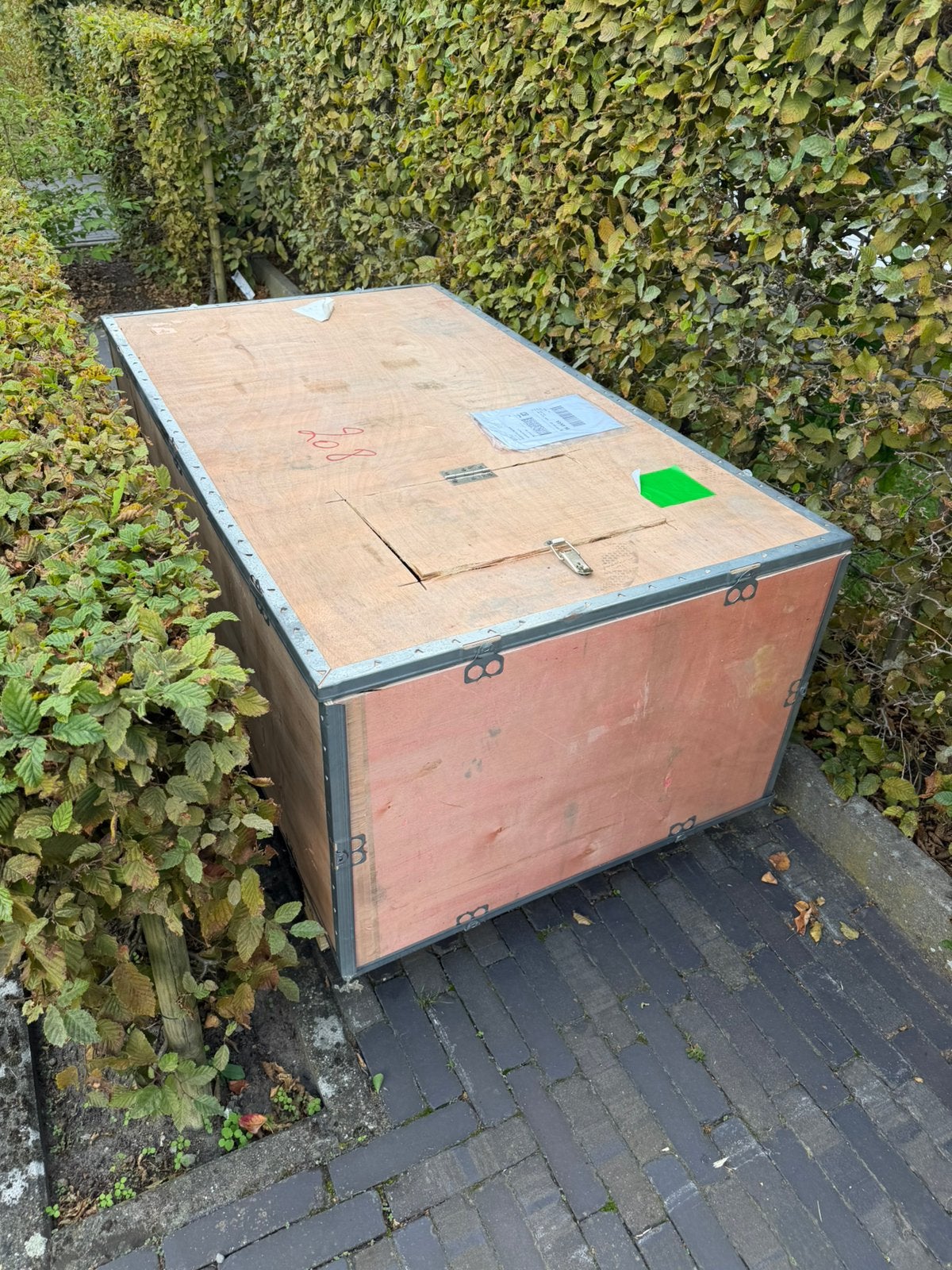 Houten box en palet, Doe-het-zelf en Bouw, Ophalen, Zo goed als nieuw