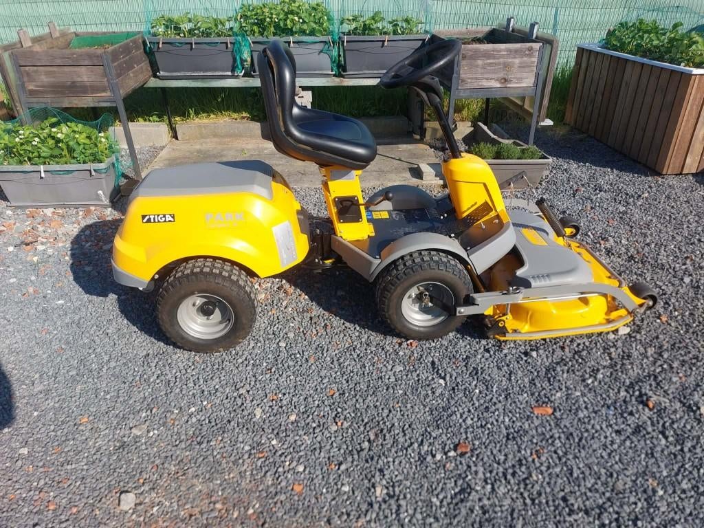 tracteur mulching stiga park compact 16, Stiga, Comme neuf, Enlèvement, 90 à 120 cm