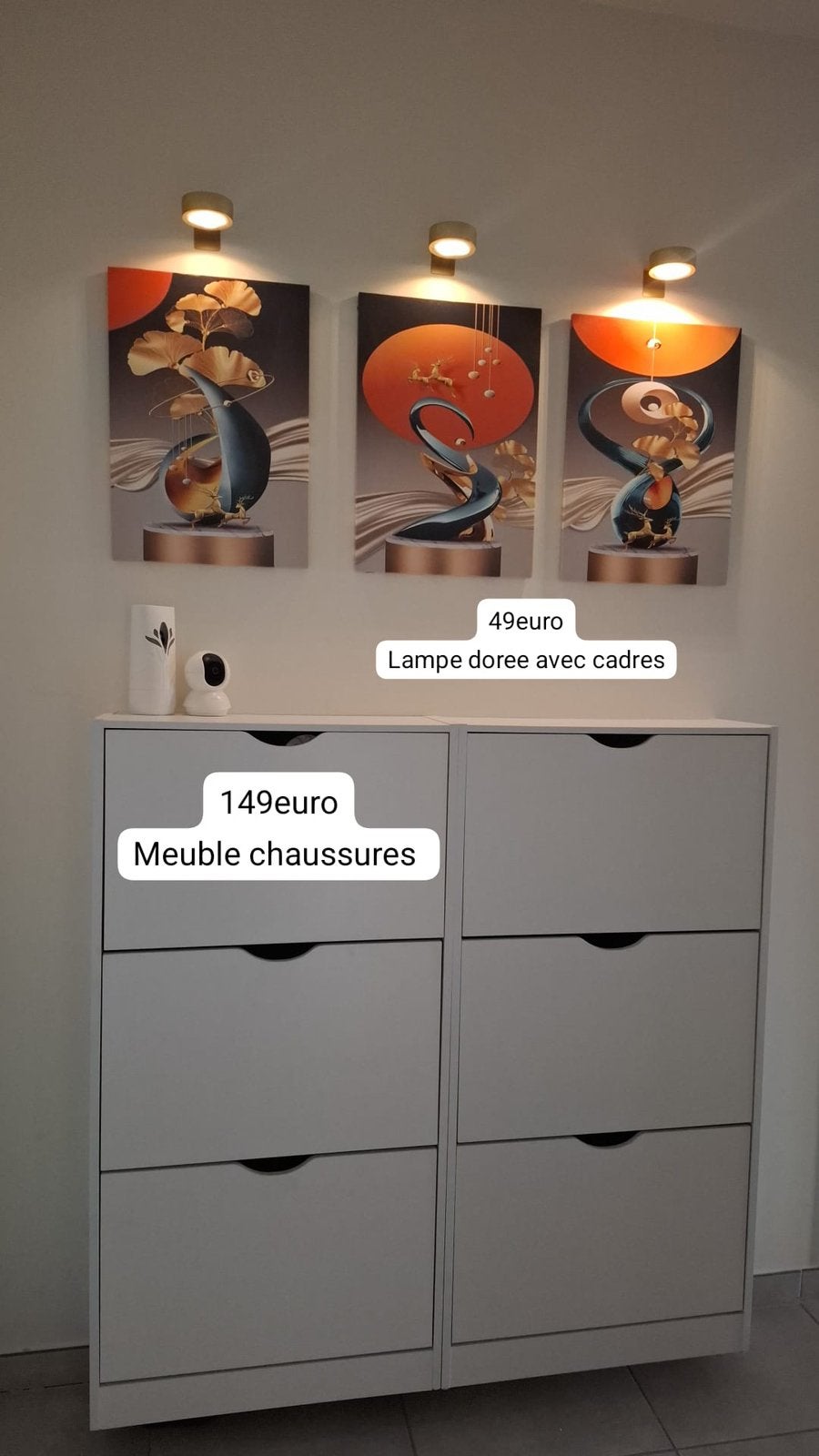 Meuble à chaussures moderne, Maison & Meubles, Enlèvement, Comme neuf