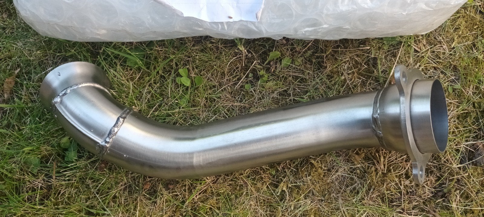 Linkpijp uitlaat KTM Duke 690 2012, Motoren, Ophalen of Verzenden