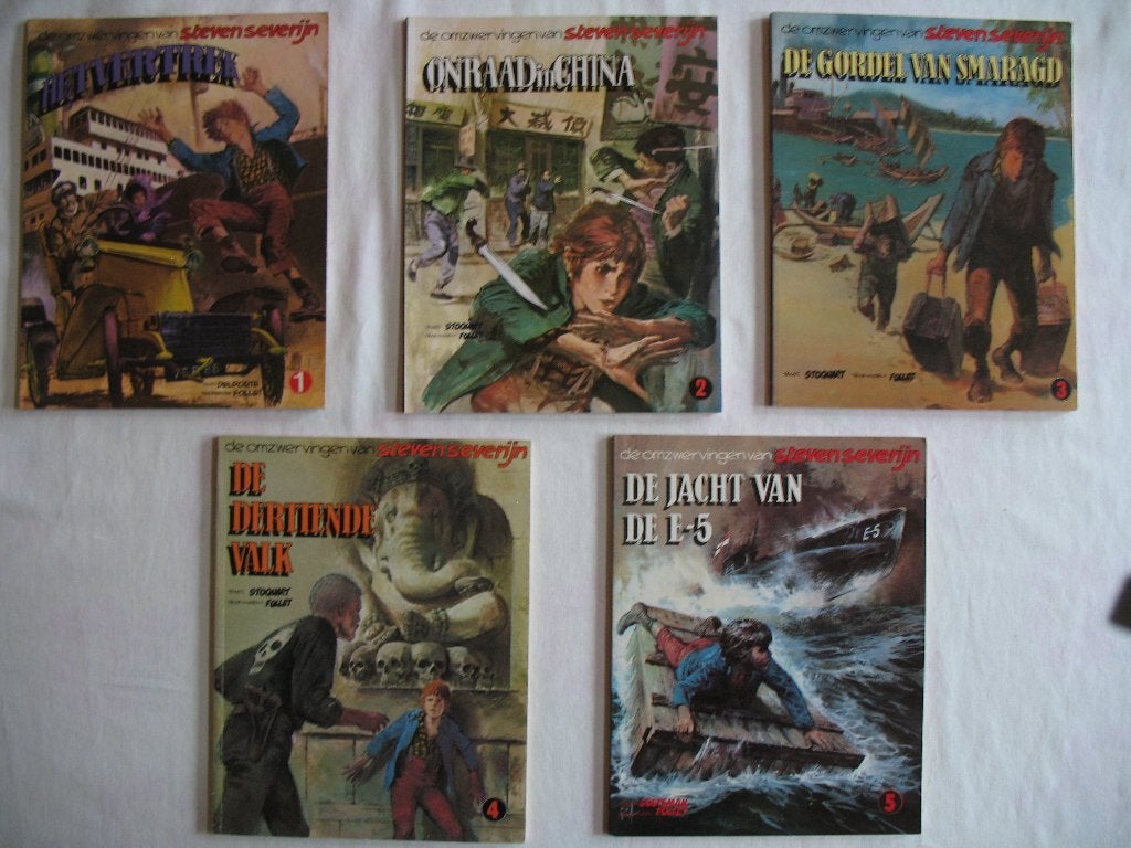 Steven Severijn, 1ste druk, complete Oberon reeks, Complete serie of reeks, Ophalen of Verzenden, Zo goed als nieuw