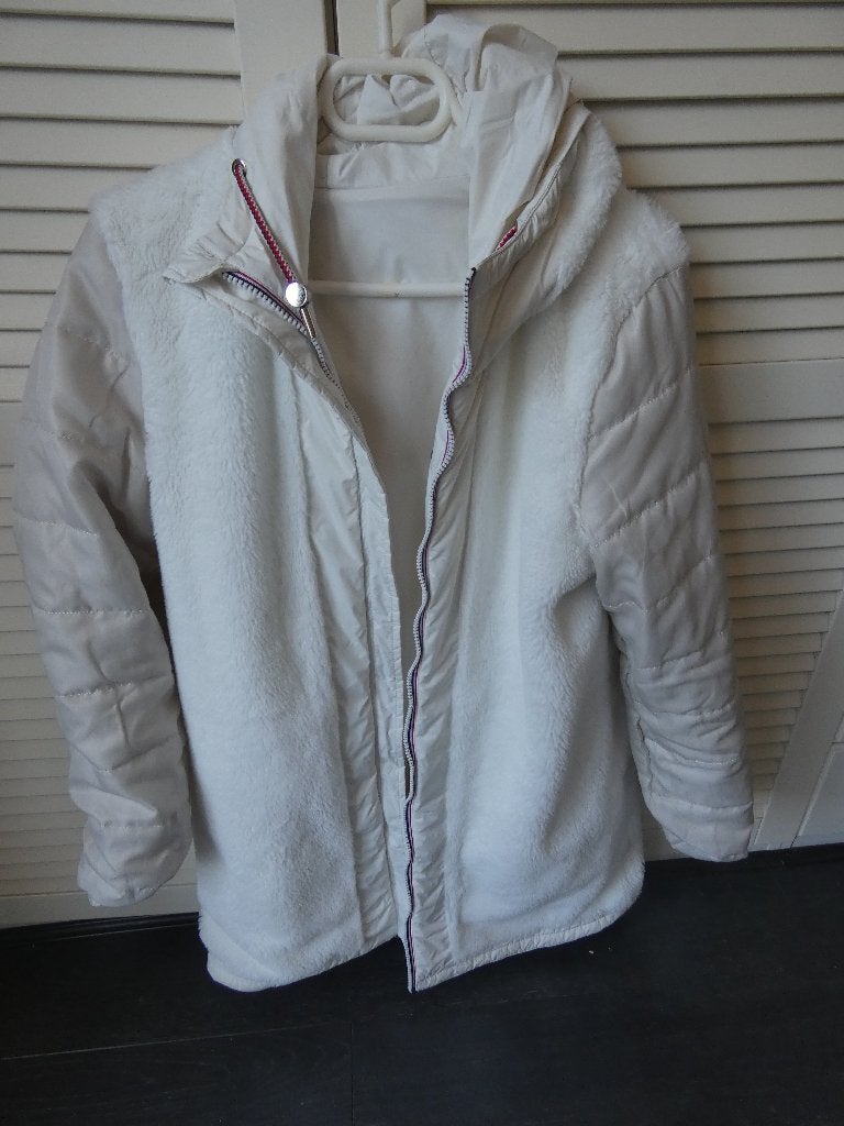 Laura Jo Paris gevoerde witte regenjas, Kleding | Dames, Jassen | Winter, Laura Jo Paris, Ophalen of Verzenden, Gedragen, Wit
